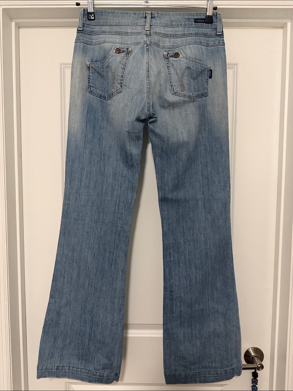 Citizens Of Humanity Hutton Wide Leg Jeans 29 Y2K Made in the USA - Picture 3 of 8